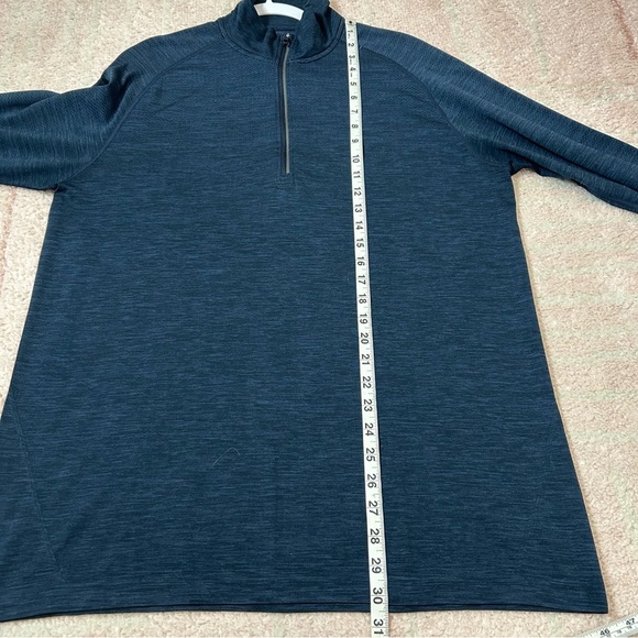 Lululemon Metal Vent Tech 1/2 Zip Men's Navy Pullover Size XL - Picture 15 of 16